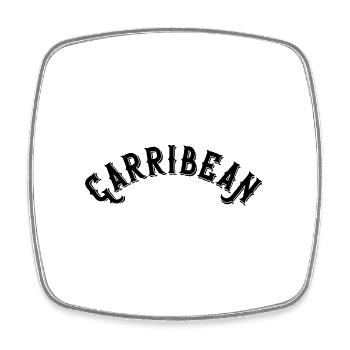 Caraïbes - Magnet carré - blanc - Devant