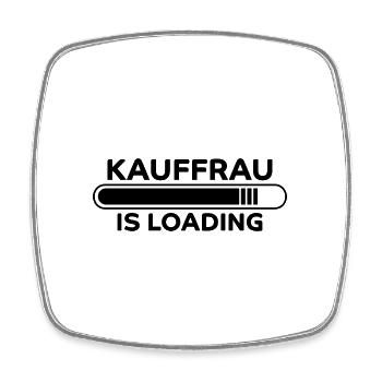 Kauffrau Spruch Verkäuferin Witz Kauffrau Geschenk - Viereckiger Kühlschrankmagnet - Weiß - Vorne