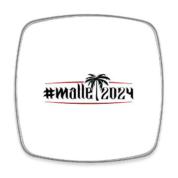 Malle 2024 Mallorca Tour - Square fridge magnet - white - Front
