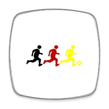 Footballers Germany Champion - Square fridge magnet - white - Front