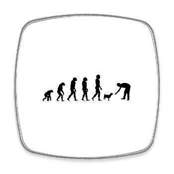 Retro Graphic Animal Keeper Zoo Keeper Animal Love - Viereckiger Kühlschrankmagnet - Weiß - Vorne