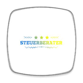 Steuerberater Beruf - Viereckiger Kühlschrankmagnet - Weiß - Vorne