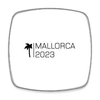 Mallorca 2023 - Square fridge magnet - white - Front