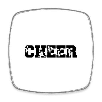 Cheer Graphic Cheerleading Cheerleader Gymnast Dan - Viereckiger Kühlschrankmagnet - Weiß - Vorne