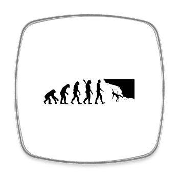 Evolution Graphic Climbing Climber Bouldering Boul - Viereckiger Kühlschrankmagnet - Weiß - Vorne