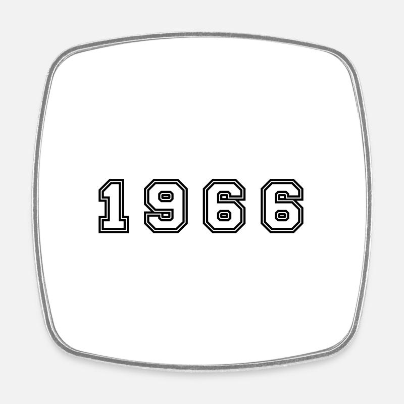 Numéro de l’année 1966 - Magnet carré - blanc