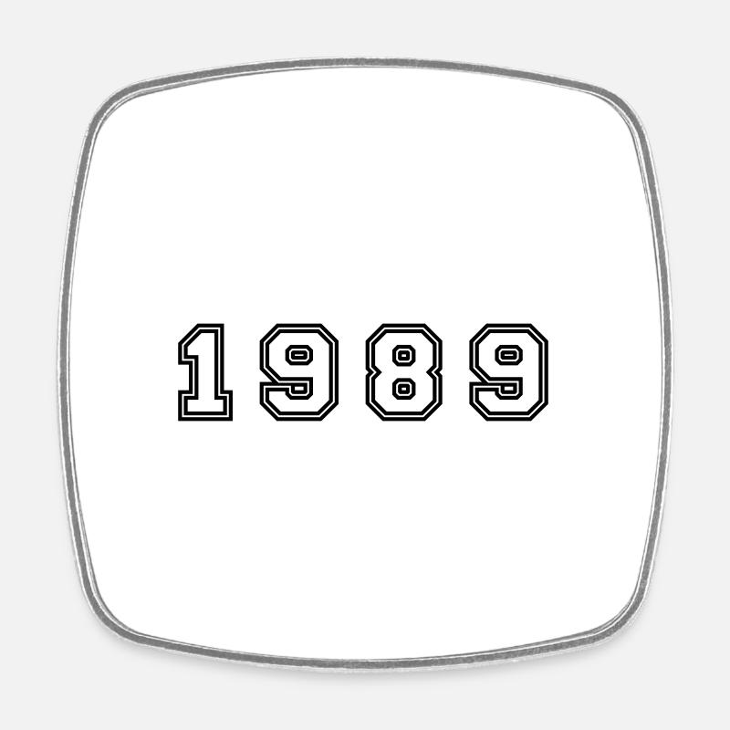 Numéro de l’année 1989 - Magnet carré - blanc