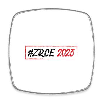 Zrce Party 2023 - Viereckiger Kühlschrankmagnet - Weiß - Vorne