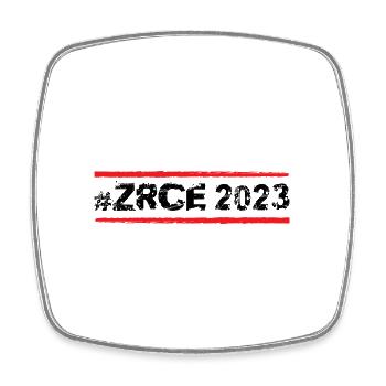 Zrce 2023 - Viereckiger Kühlschrankmagnet - Weiß - Vorne