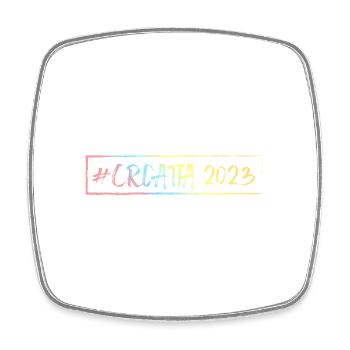 Croatia 2023 - Square fridge magnet - white - Front