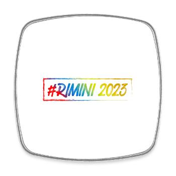 Rimini 2023 - Magnet carré - blanc - Devant