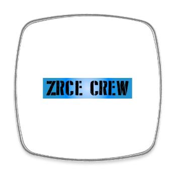 Zrce Crew - Viereckiger Kühlschrankmagnet - Weiß - Vorne