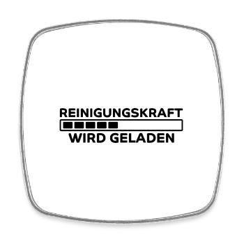 Reinigungskraft Spruch Reinigungskraft Geschenk - Viereckiger Kühlschrankmagnet - Weiß - Vorne