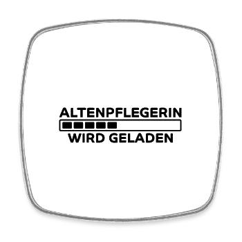 Altenpflegerin Spruch Witz Altenpflegerin Geschenk - Viereckiger Kühlschrankmagnet - Weiß - Vorne