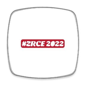 Zrce 2022 - Viereckiger Kühlschrankmagnet - Weiß - Vorne