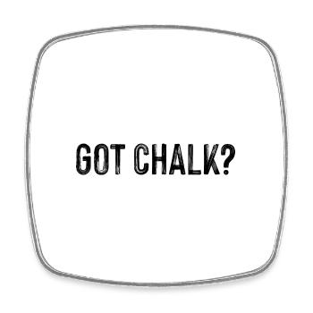 Got Chalk Graphic Bouldering Climbing Rock Climber - Viereckiger Kühlschrankmagnet - Weiß - Vorne