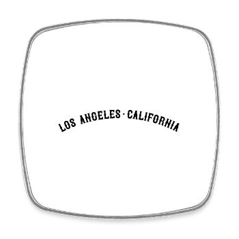 Los Angeles California - Square fridge magnet - white - Front