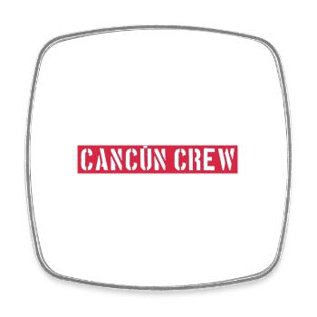 Équipage Cancun - Magnet carré - blanc - Devant