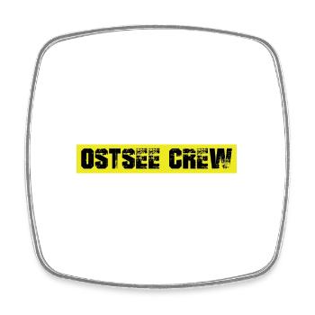 Ostsee Crew - Viereckiger Kühlschrankmagnet - Weiß - Vorne
