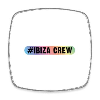 Ibiza Crew - Viereckiger Kühlschrankmagnet - Weiß - Vorne