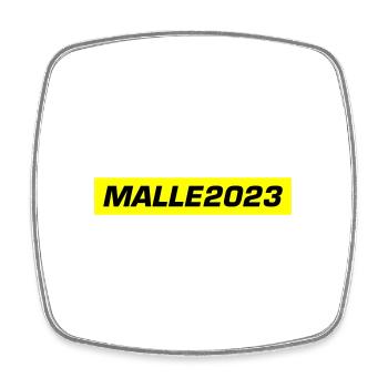 Malle 2023 Mallorca - Square fridge magnet - white - Front
