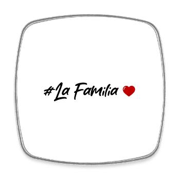 La Familia Heart - Magnet carré - blanc - Devant
