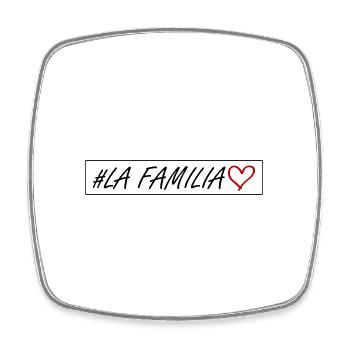 La Familia Heart - Magnet carré - blanc - Devant