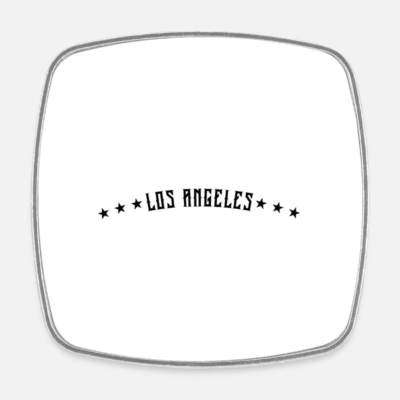 Los Angeles - Square fridge magnet - white