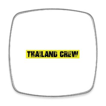 Thailand Crew - Viereckiger Kühlschrankmagnet - Weiß - Vorne