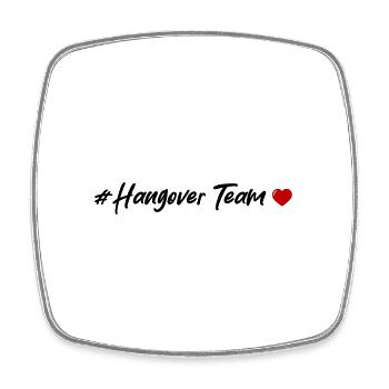 Hangover Team Heart - Square fridge magnet - white - Front