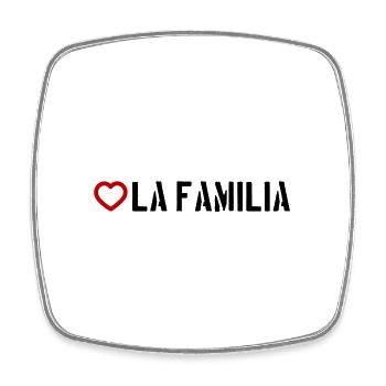La Familia Heart - Magnet carré - blanc - Devant
