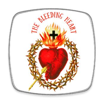 Jesus Christ Bleeding-Heart Bleeding Heart - Square fridge magnet - white - Front