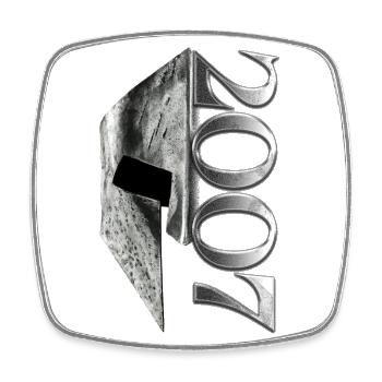 2007 Vintage Born Cadeau d’anniversaire - Magnet carré - blanc - Devant