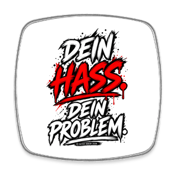 Viereckiger Kühlschrankmagnet
