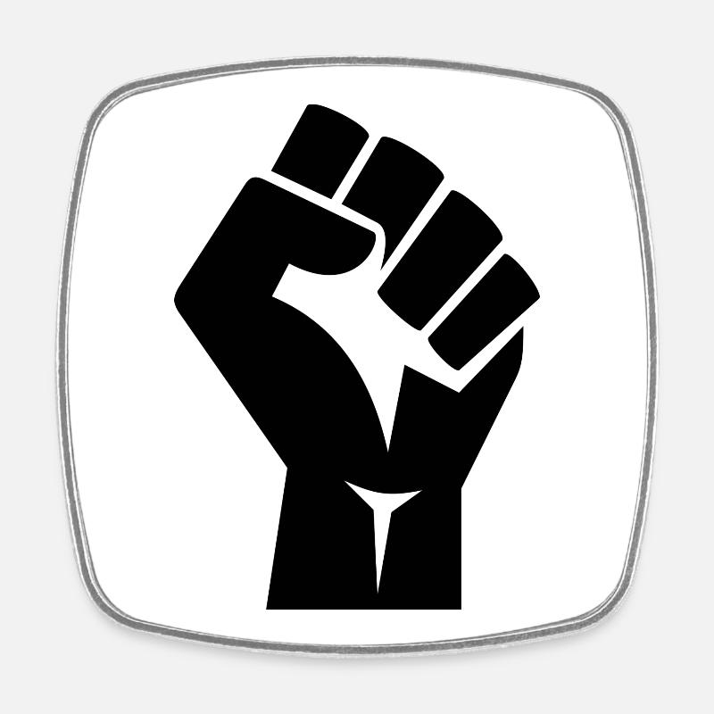 fist 1294353 - Square fridge magnet - white