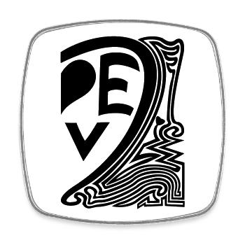half a heart love patystyle part2 - Square fridge magnet - white - Front