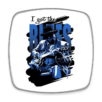 Got the blues - Magnet carré - blanc - Devant
