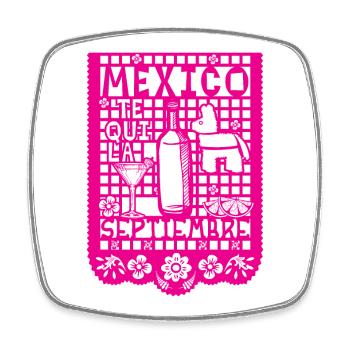 Confetti - Square fridge magnet - white - Front