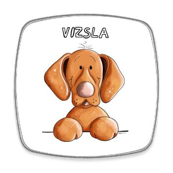Funny Vizsla - Square fridge magnet - white - Front