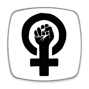 Please upload the design - Square fridge magnet - white - Front
