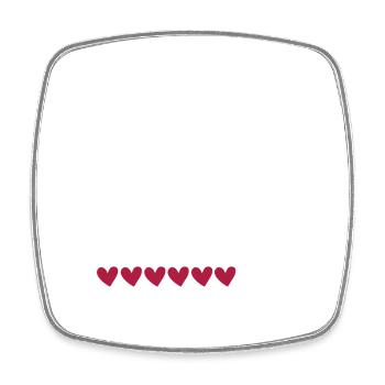 Sportlehrerin in Ausbildung Geschenk - Viereckiger Kühlschrankmagnet - Weiß - Vorne