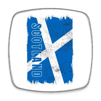 Scotland National Flag - Square fridge magnet - white - Front