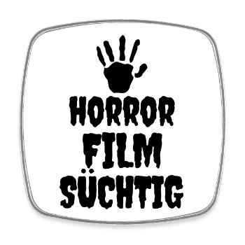 Movies Statement Film Schauen Cineast Filmabend - Viereckiger Kühlschrankmagnet - Weiß - Vorne