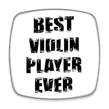 Best Violinist - Square fridge magnet - white - Front