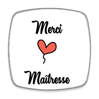 GELIEBTE. VIELEN DANK. DANKE, HERRIN - Viereckiger Kühlschrankmagnet - Weiß - Vorne