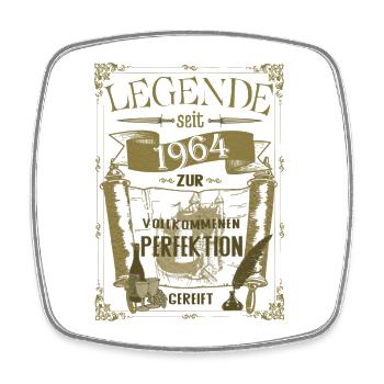 1964 Anniversaire - Légende depuis - Magnet carré - blanc - Devant