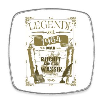 1964 Anniversaire - Légende depuis - Magnet carré - blanc - Devant