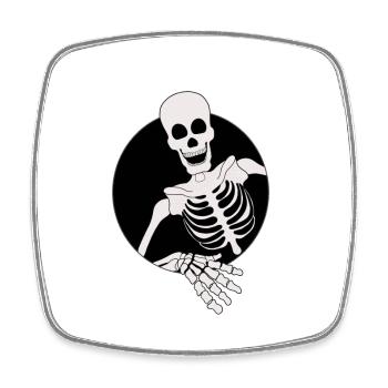 Hello everyone - Square fridge magnet - white - Front