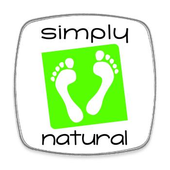 Simplement pieds nus | simplement pieds nus tout simplement naturel 2C - Magnet carré - blanc - Devant