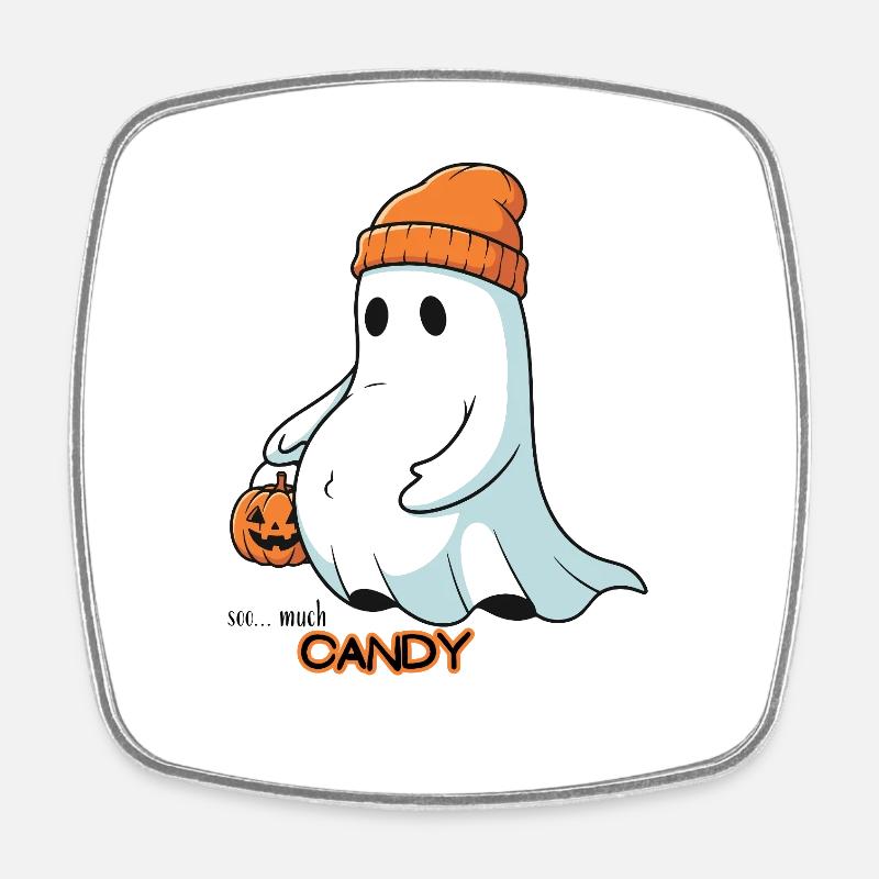 soo much Candy - Viereckiger Kühlschrankmagnet - Weiß